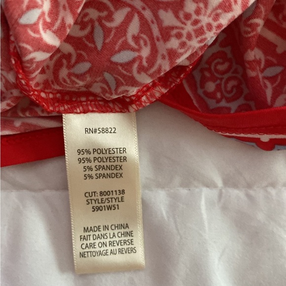 NWT Max studio floral sleeveless front keyhole A-line dress size small - Picture 5 of 6